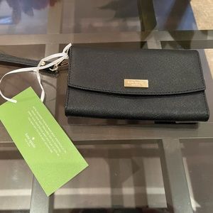 Kate Spade Black Wristlet